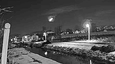Samsun'da Meteor Gökyüzünü Aydınlattı