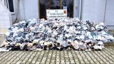 Aydın'da 2 Milyon TL'lik Sahte Ayakkabı Ele Geçirildi