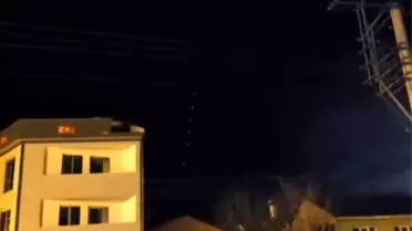 Bursa'daki Gizemli Işıkların Nedeni Starlink Uyduları