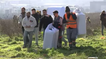 Esenyurt'ta İnşaatta Yangın