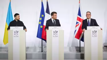 Fransa, Ukrayna ve Birleşik Krallık niyet bildirgesi imzaladı