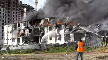 Esenyurt'ta Konteyner Yangını