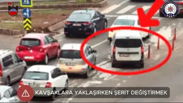 Diyarbakır'da Dronla Trafik Denetimi