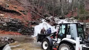 Kaz Dağları'nda mahsur kalan 2 kişi kurtarıldı