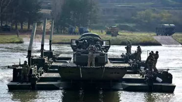 Kırklareli'nde Durgun Sulardan Geçiş Tatbikatı