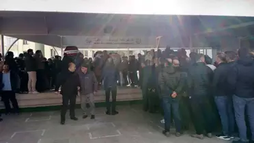 Kocaeli'de forkliftin altında kalan işçi son yolculuğuna uğurlandı