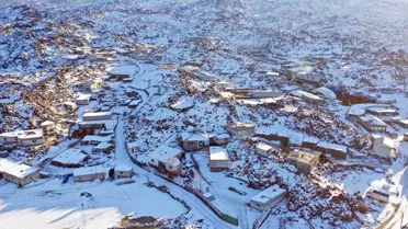 Ağrı Dağı'nda Kar Manzarası