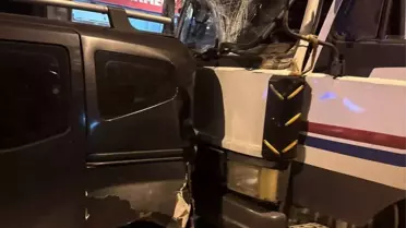 Bahçelievler'de Kamyonet Kazası