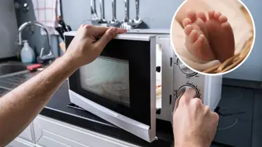 Yeni doğan bebeğini mikrodalga fırında öldürdü