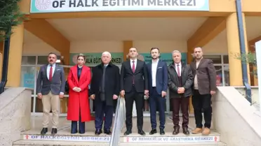 Kaymakam Akça Halk Eğitim Merkezini Ziyaret Etti