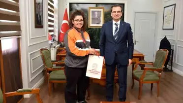 Mürüvvet Nur Özkan'dan Şampiyonluk Ziyareti