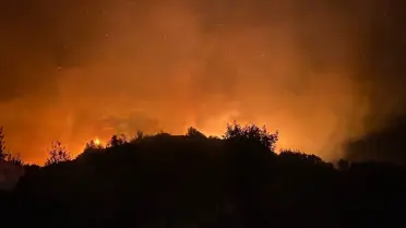 Antalya'da Orman Yangınına Müdahele