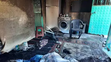 Aydın'da yalnız yaşayan yaşlı adam yangında hayatını kaybetti