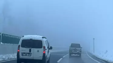 Bolu Dağı'nda Sis Etkisi