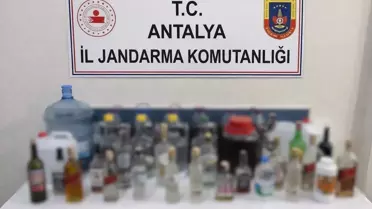 Antalya'da Kaçak Alkol Operasyonu