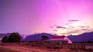 Yeni Zelanda'da Kutup Işıkları