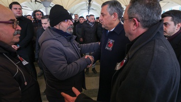 Özgür Özel, Özbilgin'in Cenaze Törenine Katıldı