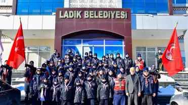 İzciler Ladik'te Kış Kampı Yaptı