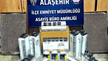 Alaşehir'de Kaçak Makaron Operasyonu