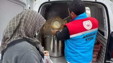 Araban'da 500 ihtiyaç sahibine yemek ulaştırıldı