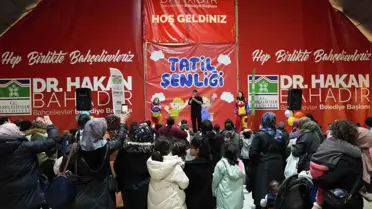 Bahçelievler'de çocuklara sömestr tatil şenliği