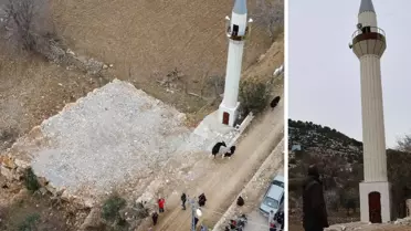 Cemaat de imam da minare de var fakat cami yok