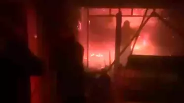 Gazipaşa'da mahalle konağında yangın korkuttu