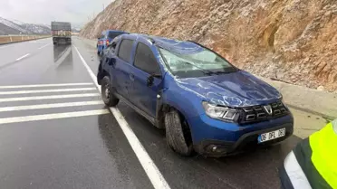 Afyonkarahisar'da Kaza: Sürücü Yaralı Kurtuldu