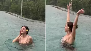 Melis Sezen, Bali'de yağmur altındaki dansıyla sosyal medyayı salladı