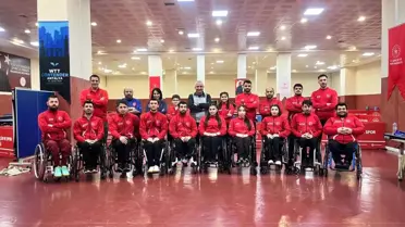 Paralimpik Masa Tenisi Takımı Antalya'da Kampa Girdi