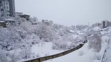 Şırnak'ta Kar Yağışı Ulaşımı Olumsuz Etkiledi