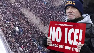 ABD'de halkın öfkesi dinmiyor! Felç edici soğuklara rağmen yüz binler meydanlarda