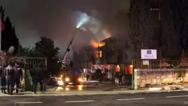 Adana'da Fabrikada Yangın Çıktı