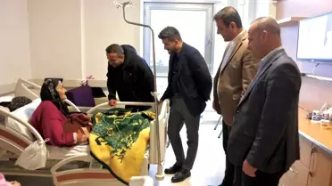 Akçadağ Belediye Başkanı Ulutaş'tan hastane ziyareti