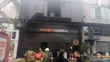 Bahçelievler'de Polyester Fabrikasında Yangın