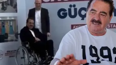 İbrahim Tatlıses, tekerlekli sandalyede Cumhurbaşkanı Erdoğan'ı bekledi