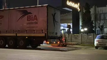 İnegöl'de TIR dorsesinden düşen işçi yaralandı