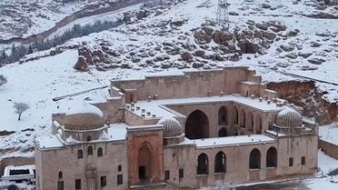 Kasımiye Medresesi Karla Kaplandı
