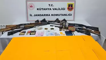 Simav'da Uyuşturucu ve Silah Operasyonu: 14 Gözaltı
