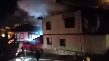 Beypazarı'nda Yangın: 6 Ev Yandı