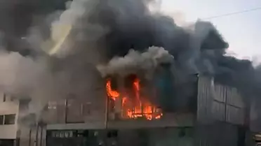 Antakya'da Mobilya Atölyesinde Yangın