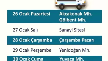 Söke'de mobil tahsilat aracı mahallelere geliyor