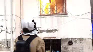 Defne'de ev yangını