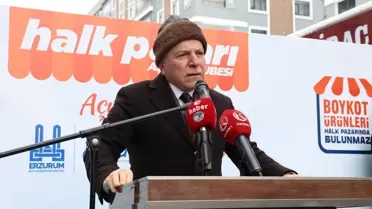 Erzurum'da uygun fiyata alışveriş imkanı sunan 'halk pazarı' sayısı artmaya devam ediyor