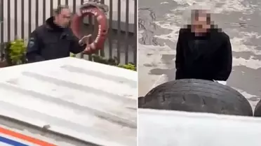 Güvenlik görevlisini küplere bindiren hareket: Hop hop, hayvan mısın lan?