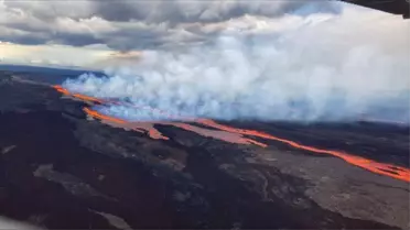 Kilauea Yanardağı Yeniden Patladı