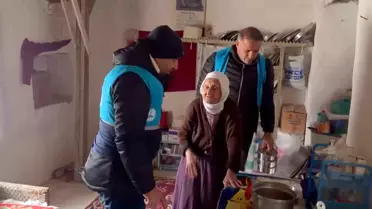 Kahta'da yaşlı ve engelli vatandaşlara sıcak yemek desteği
