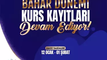 KAYMEK Sanat ve Mesleki Eğitim Bahar Dönemi Kurs kayıtları sürüyor