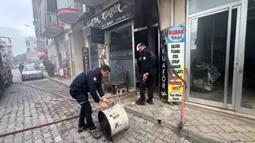 Ortaca'da Kuaförde Yangın Paniği