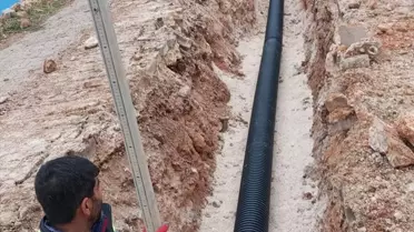 Eroğlu Mahallesi'nde Atık Su Hattı Tamamlandı